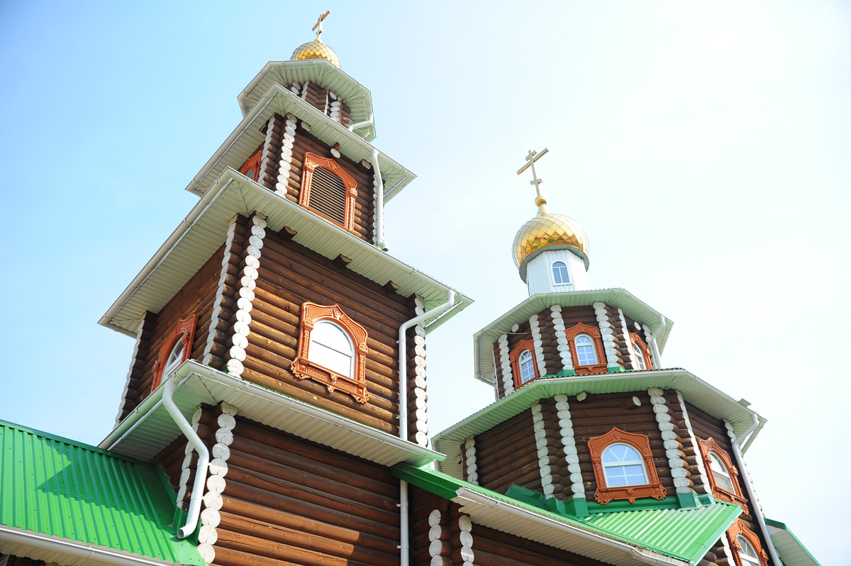 Храм святых апостолов Петра и Павла Русской древлеправославной церкви в Каслях