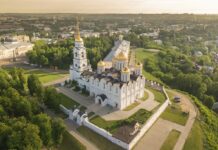 Успенский собор Владимира сверху