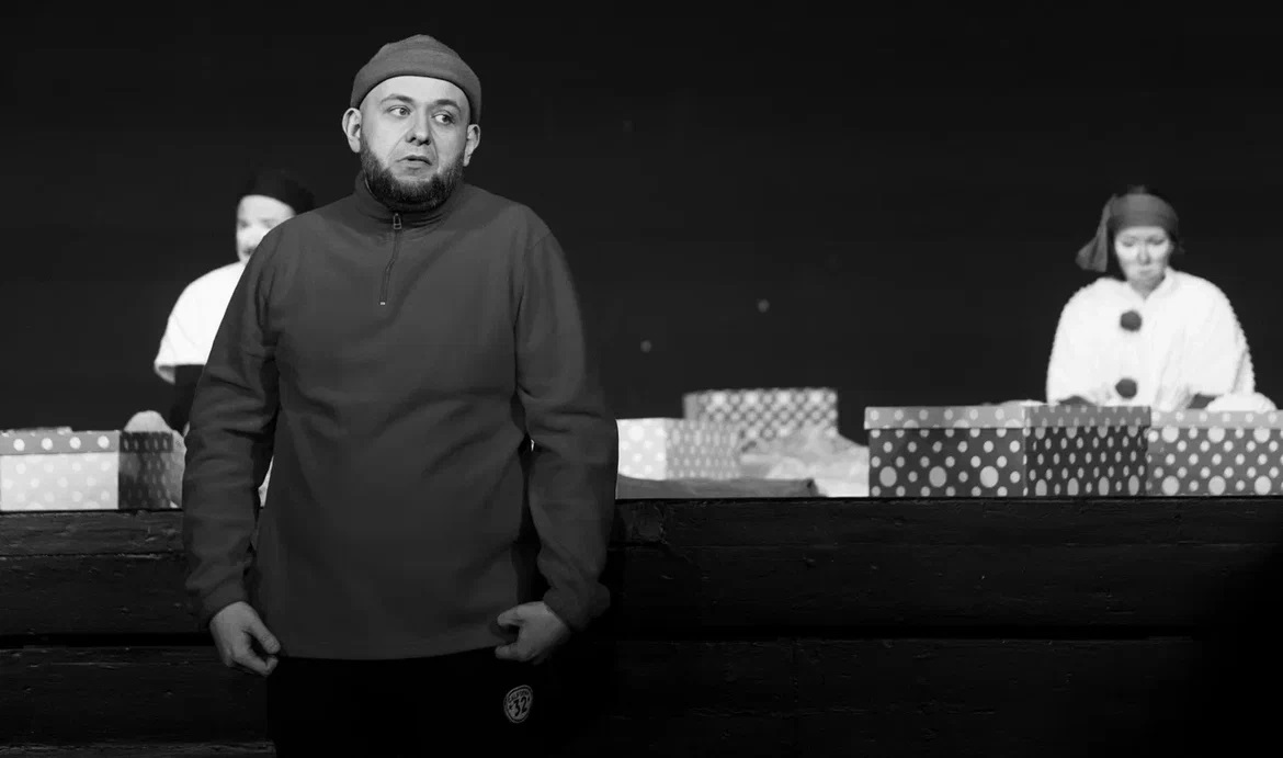 Премьера «Мой дедушка — Дед Мороз». Русский театр в Белграде. Фото: из личного архива Дмитрия Зенкова