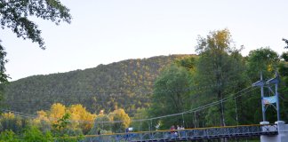 Вид на гору Липовую с моста