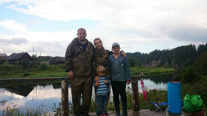 Семья Мотриченко. Походы по Уралу