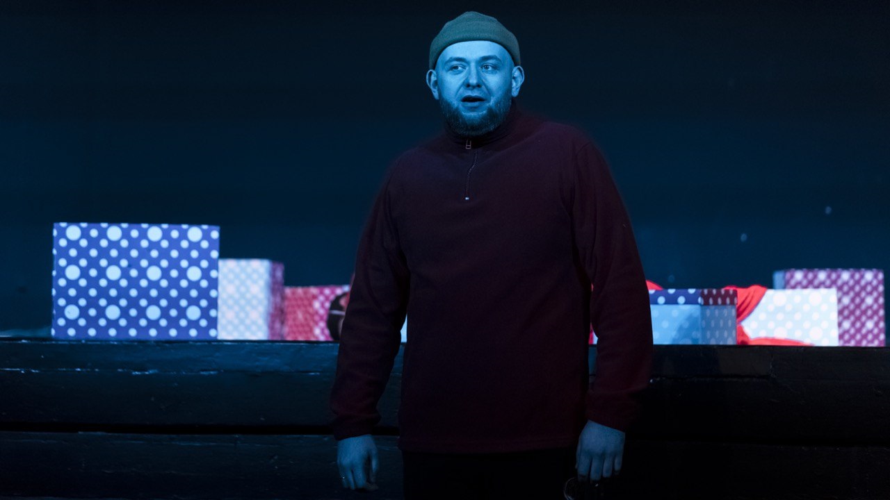 Премьера «Мой дедушка — Дед Мороз». Русский театр в Белграде. Фото: из личного архива Дмитрия Зенкова