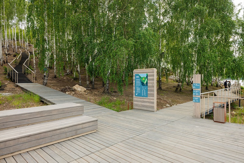 Озеро Серебры и его экотропы (Карабаш, Челябинская область). Фото: «Карабашмедь»