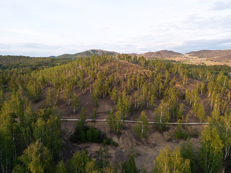 Гора Гусиха, город Карабаш