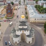 Золотые ворота вид сверху