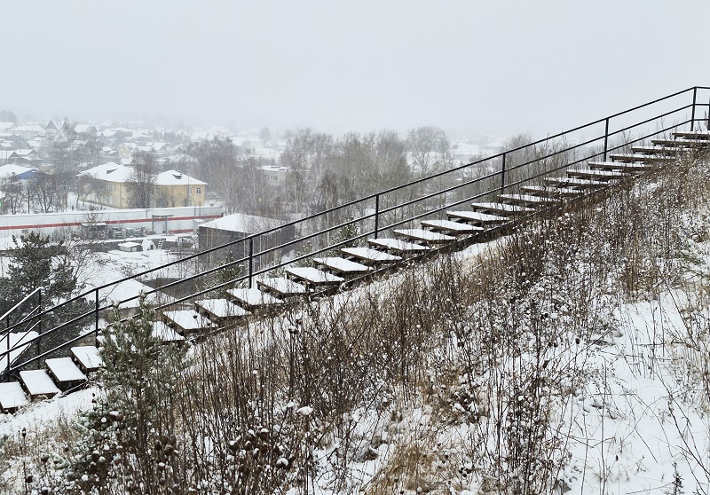 Лестница на смотровую площадку. 2025 г.