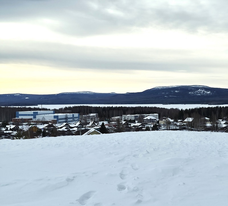 Вид с Партизанской горы. 2026 г.