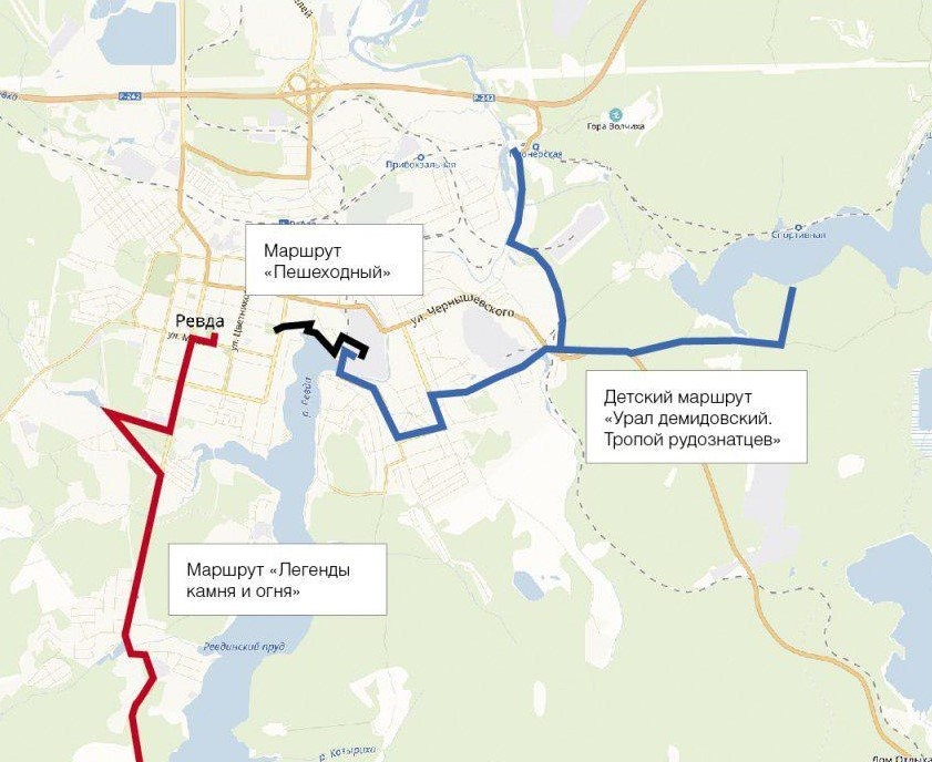 Карта ревды свердловской обл