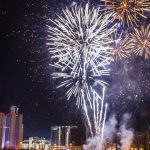9 мая 2017 в Екатеринбурге: салют и праздничный фейерверк