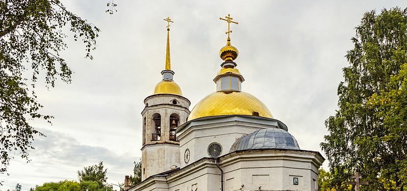 Свято-Никольский кафедральный собор, Кудымкар, малые города, Пермский край, церкви Урала, православная история Урала,