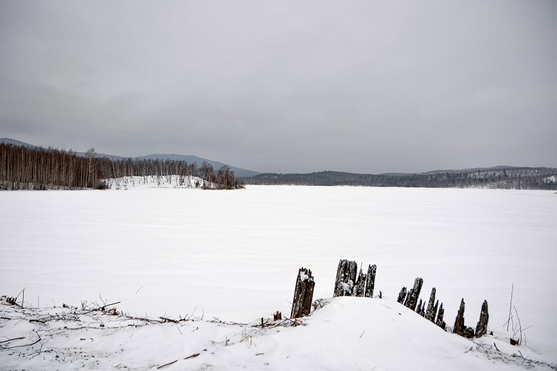 Богородский пруд в Карабаше (Челябинская область). Фото: Андрей Копырин