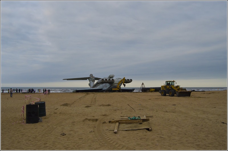 Экраноплан "Лунь". Фото: Николай Лебедев / https://lebedev.world/