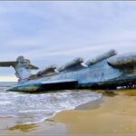 Экраноплан «Лунь» в Дагестане