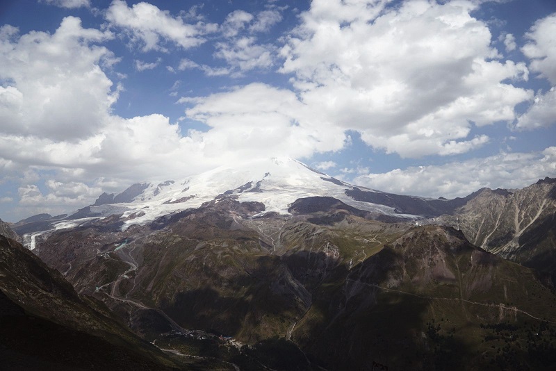 Эльбрус с юга. Вид с горы Чегет