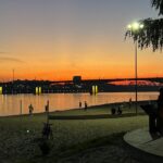 Тверицкая набережная и пляж в Ярославле