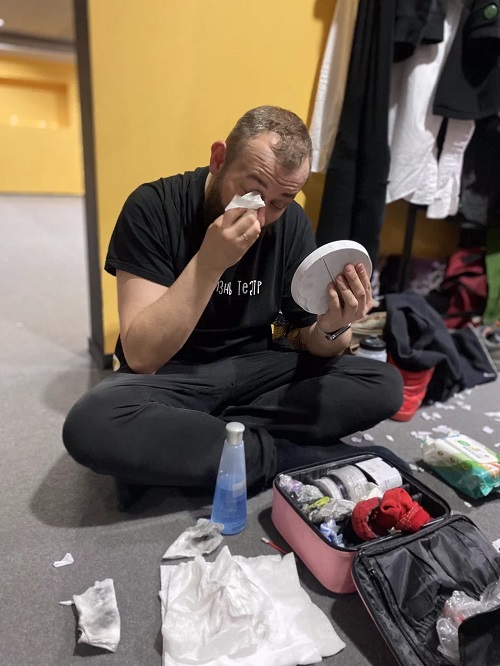 "Снежное шоу" и "Воздушные замки" Славы Полунина. Фото: из личного архива Дмитрия Зенкова