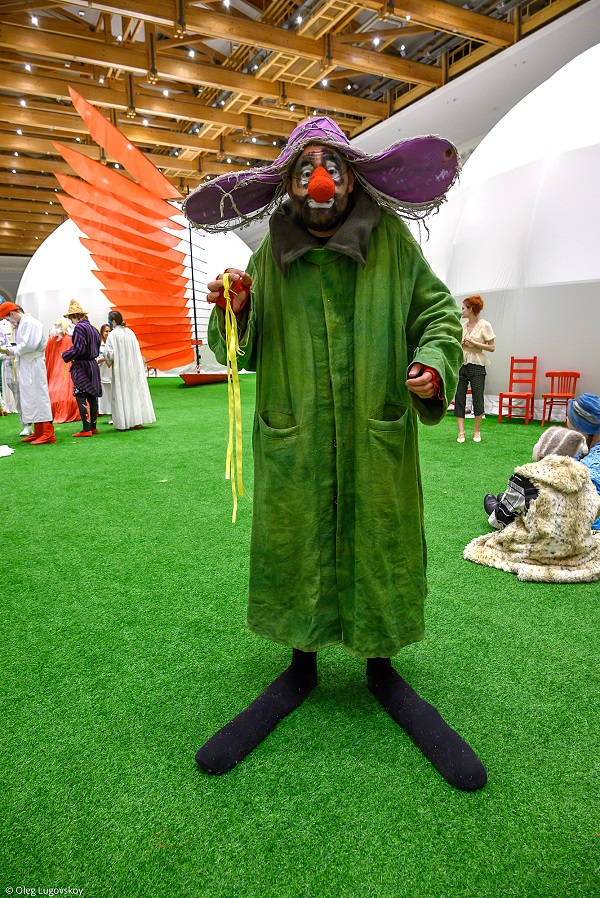 "Снежное шоу" и "Воздушные замки" Славы Полунина. Фото: из личного архива Дмитрия Зенкова