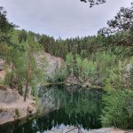 Озеро Тальков камень, затопленный карьер