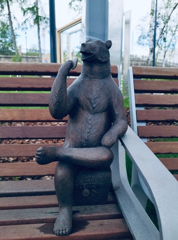 Мишка на пушке. Фото: Таня Давыдова