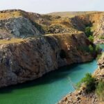 Озеро Забой (Голубой каньон) в Оренбургской области (Новотроицк)