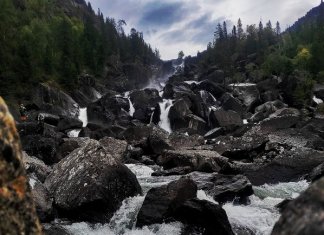 Водопад Учар, Алтай