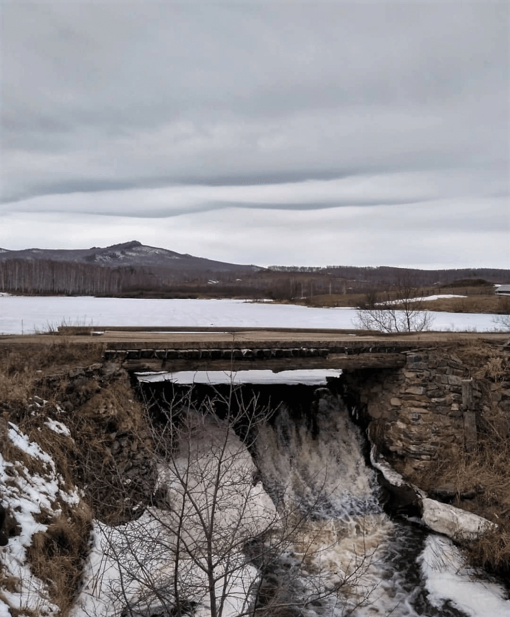Шариповский водопад, деревня Шарипово, Башкортостан