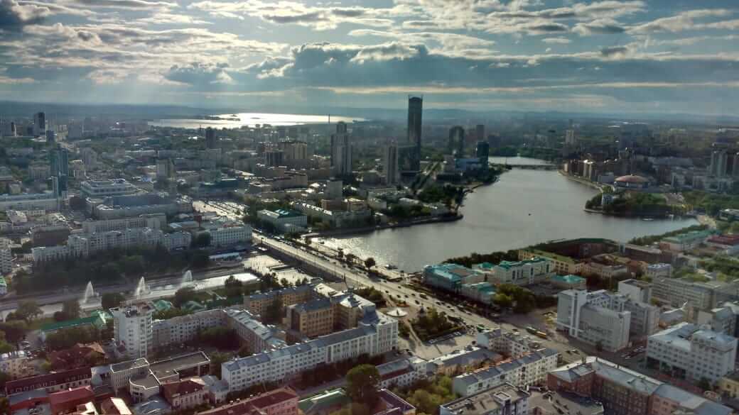 Вид на город с Высоцкого, Екатеринбург
