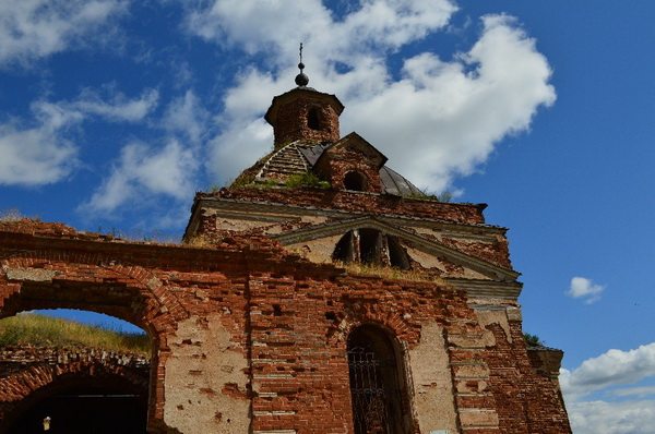 Село Рыбниковское и Церковь Тихвинской иконы Божией Матери