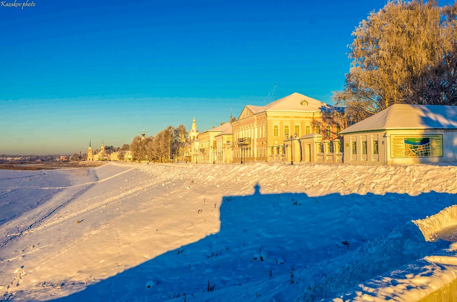 Набережная реки Сухоны. Фото: Роман Казаков / ВКонтакте