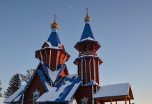 Храм во имя Тихвинской иконы Божией Матери, Атиг, Свердловская область