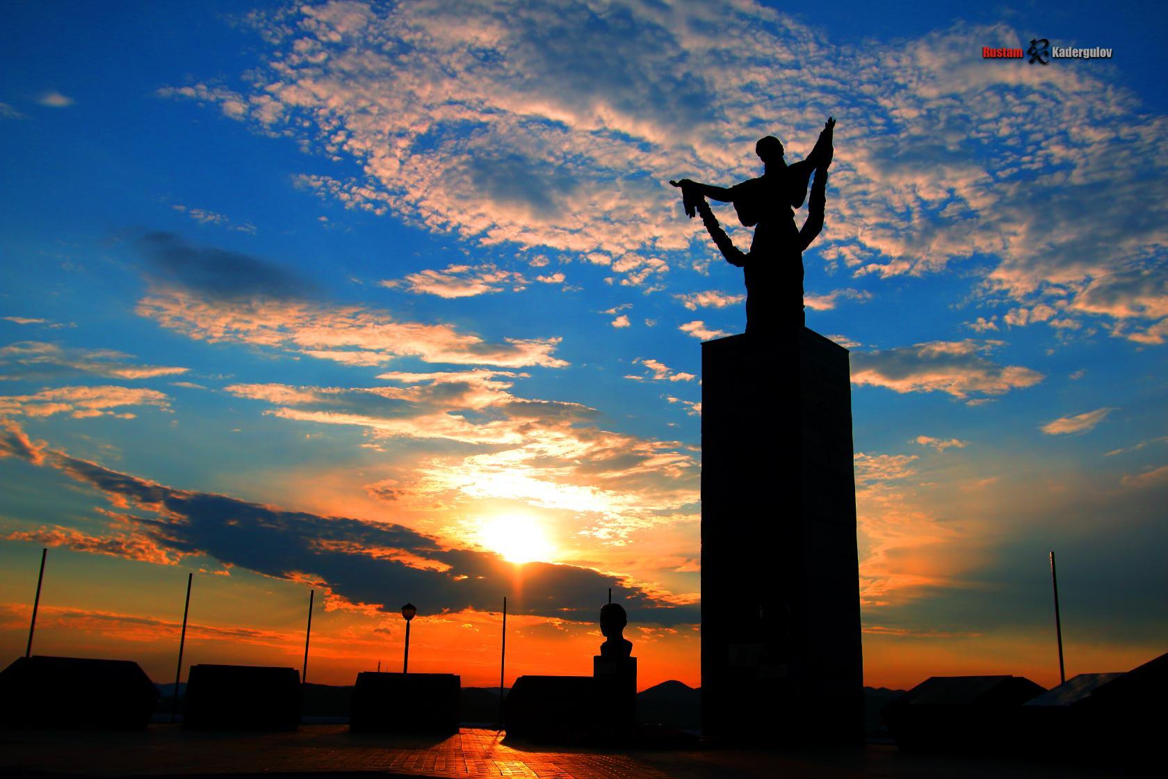 Оренбургская область, Кувандык, малые города, Холм Славы, Великая Отечественная война, Великая Победа