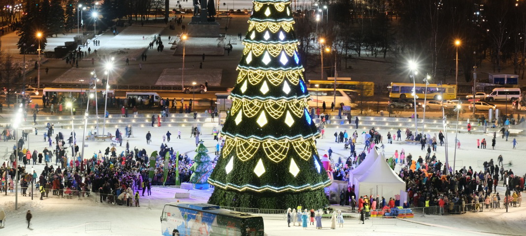 Ледовый городок в Перми