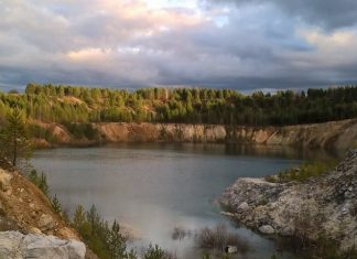 Липовский карьер, Село Липовское, Свердловская область, Осень на Урале