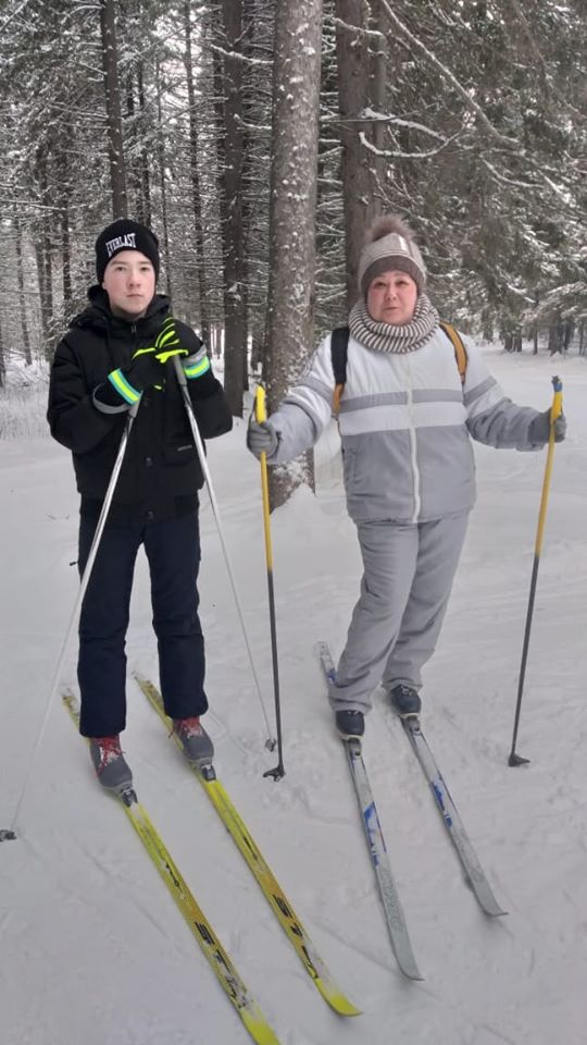 На лыжах после Нового года: село Афанасьевское