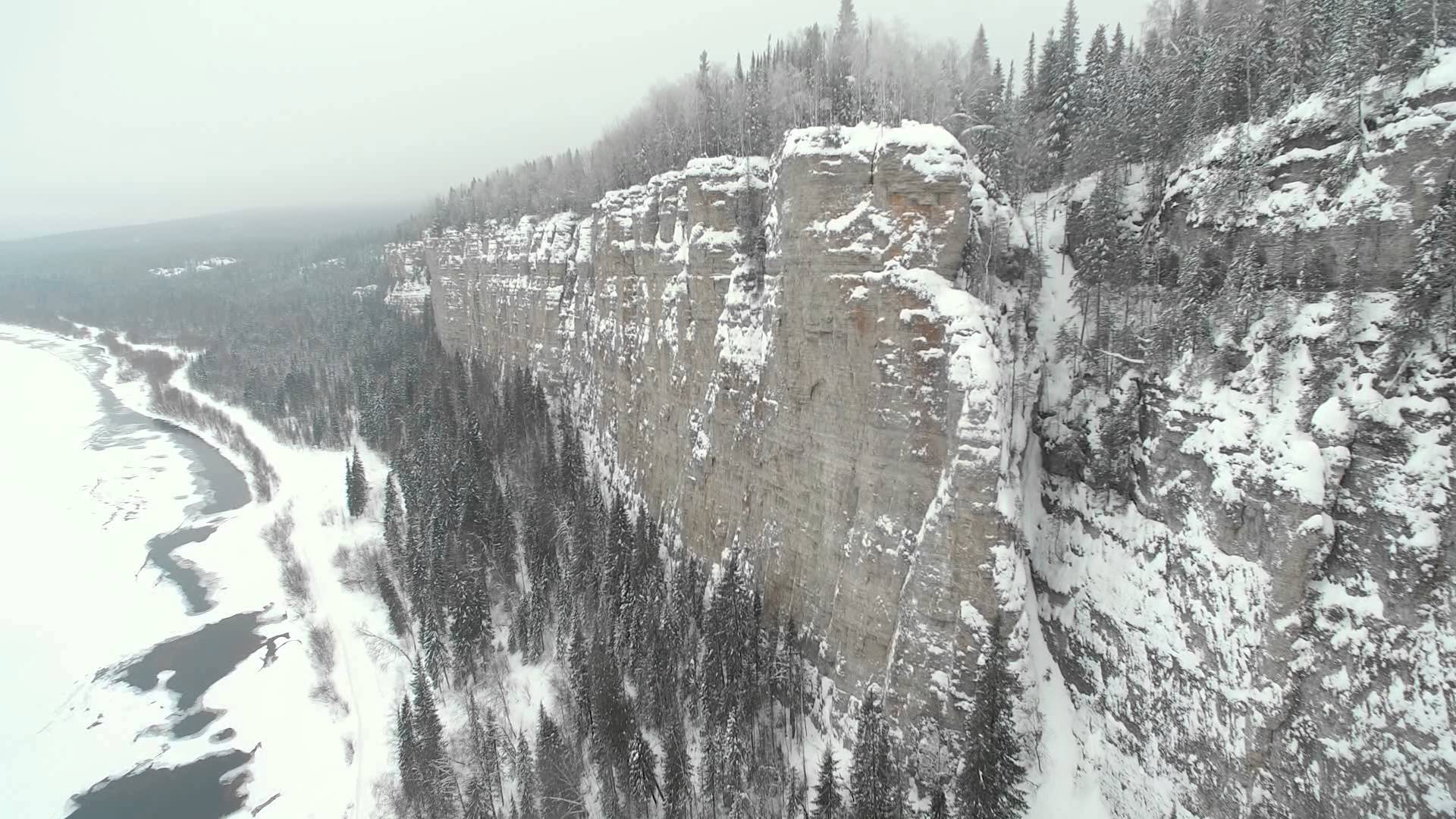 Река Вишера зимой