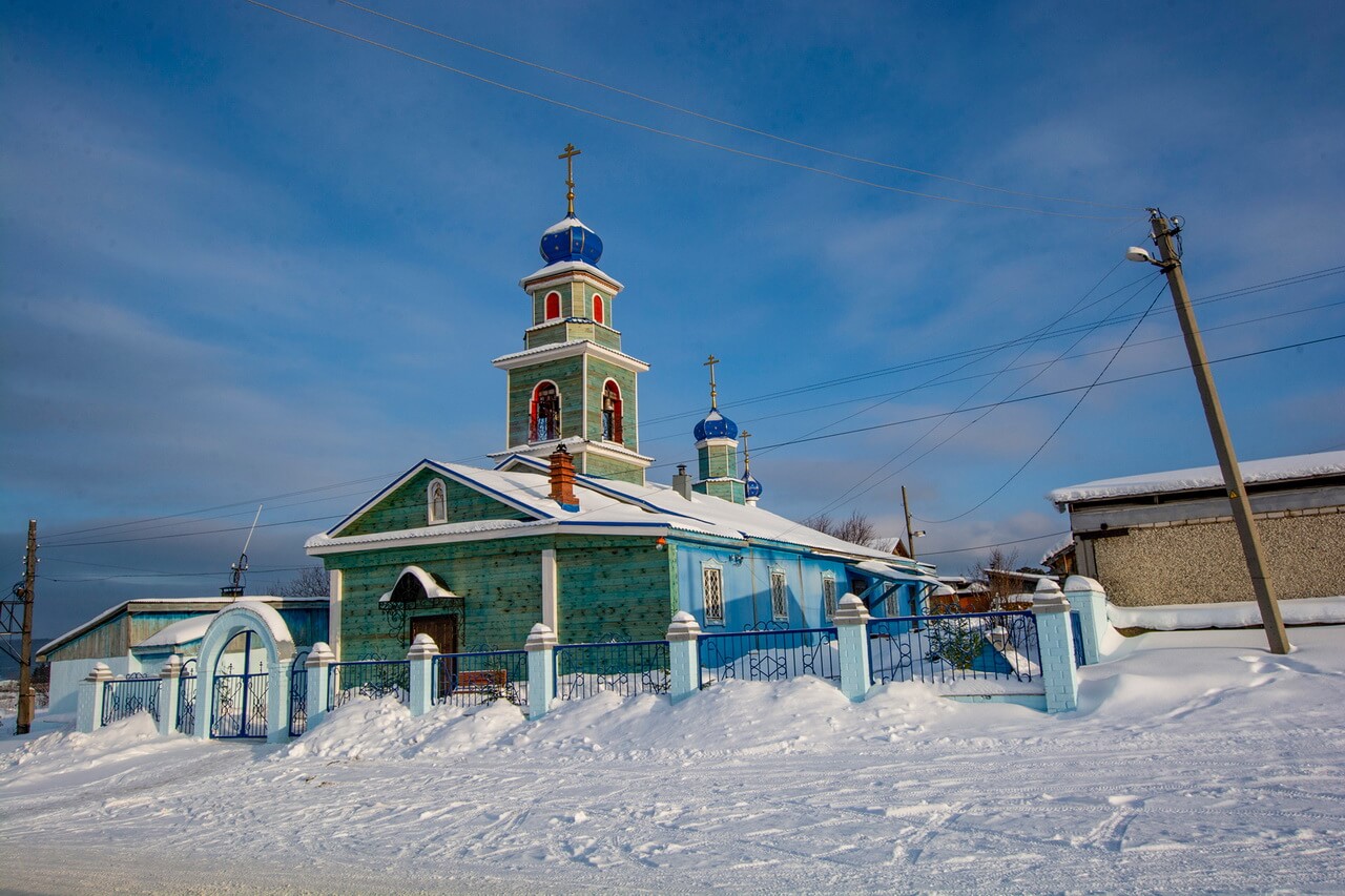 Введенский храм, Село Пристань, Арти, Свердловская область