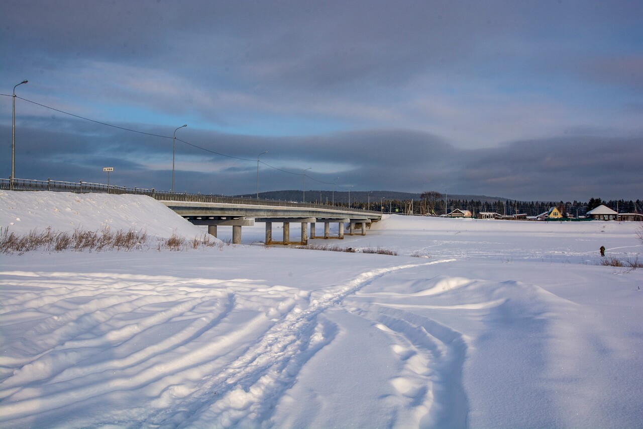 Мост через реку Уфу, Село Пристань, Арти, Свердловская область