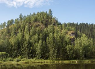 Гора Соколья, древний вулкан, Пермский край