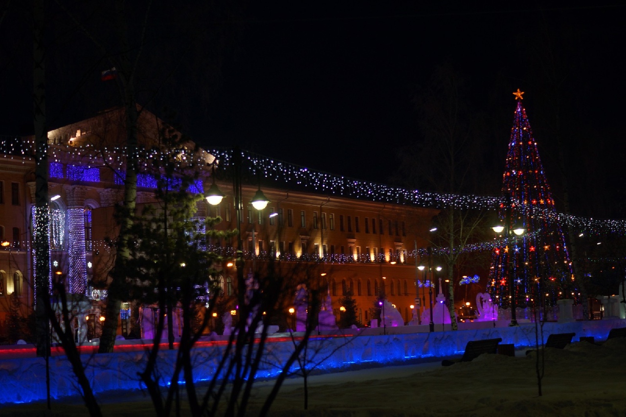 Томск, Сибирь, новый год, новогодний город, новогоднее настроение, Волшебник Изумрудного города, зимний Томск, Транссибирская магистраль,