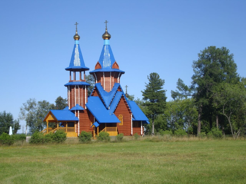 Храм во имя Тихвинской иконы Божией Матери, Атиг, Свердловская область