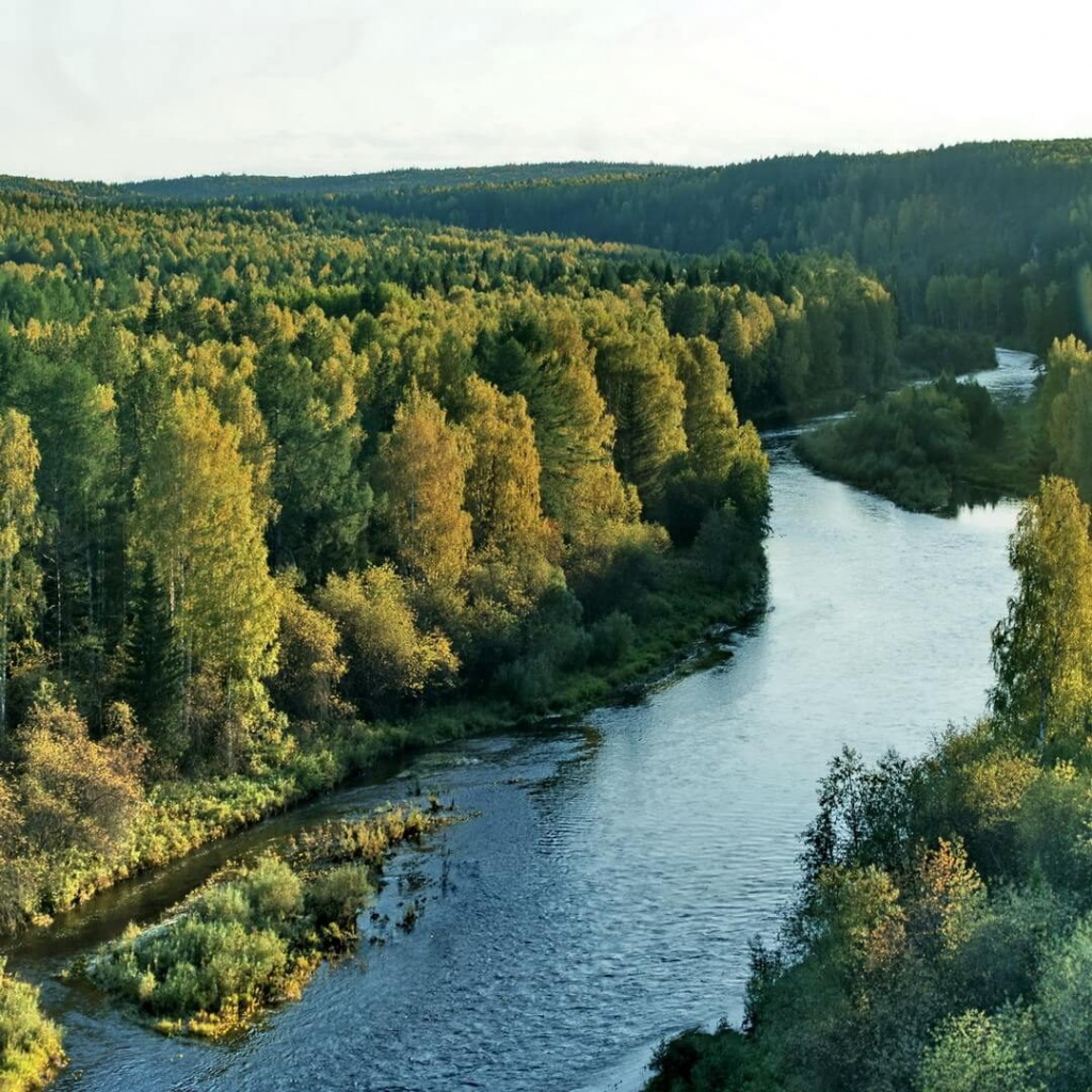 Рисунки показывающие реку Свердловской области