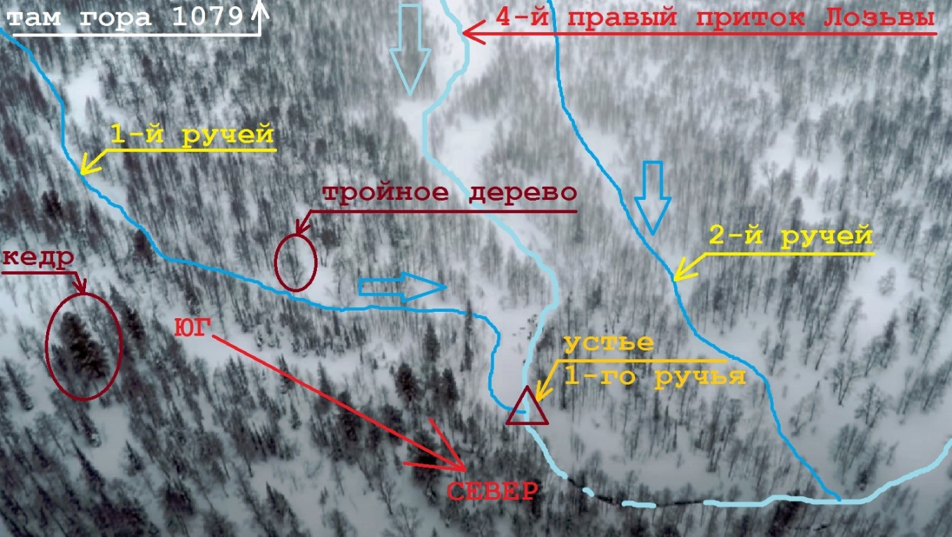 Перевал Дятлова. Поиск туристов.