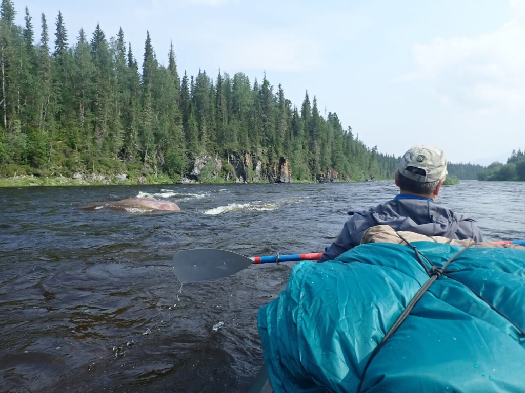 р.Тельпос по большой летней воде