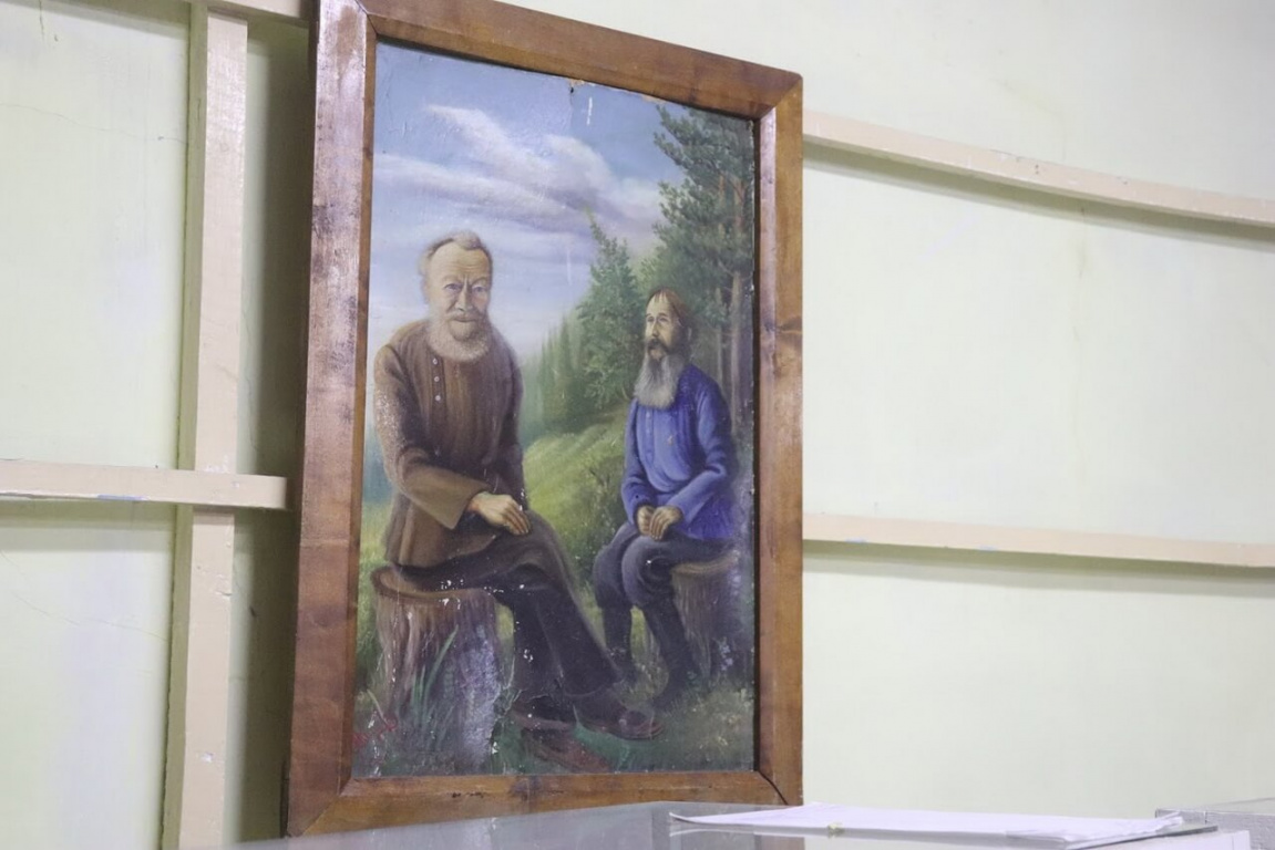 Картина Е.Якимова в Саранинском музее