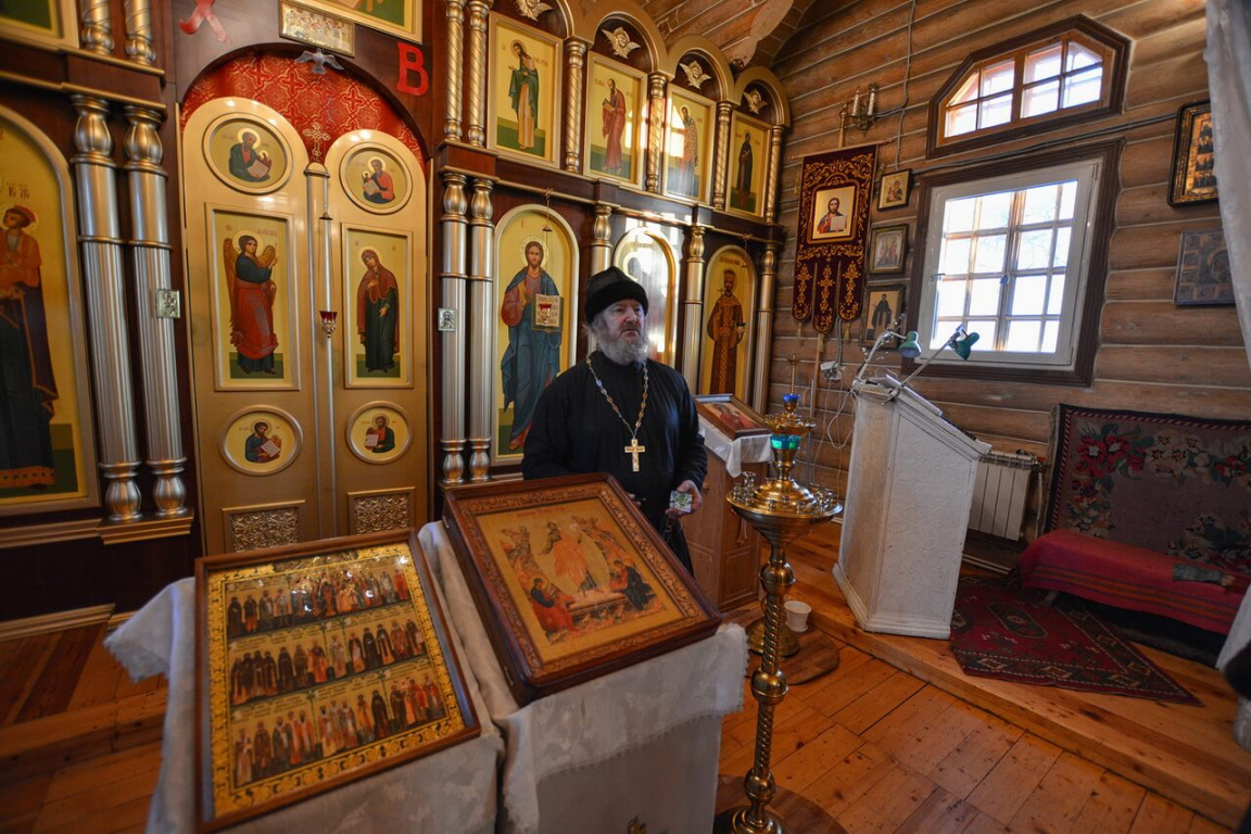 Храм во имя Тихвинской иконы Божией Матери, Атиг, Свердловская область