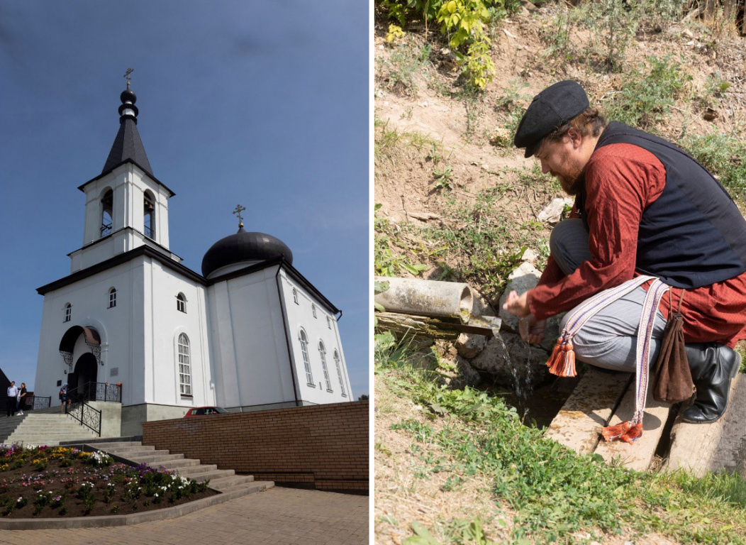 Церковь Архангела Михаила и Ильинский родник в Бирске