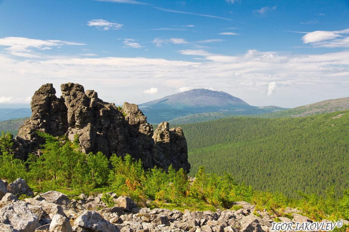 Конжаковский горный массив, Уральские горы, Свердловская область